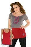 Boston Red Sox Women's Double Hit Top - Touch by Alyssa Milano