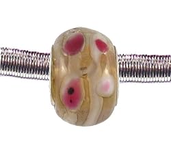 Pandora / Troll Style Charm Bead - (Z1) Murano Style / Lampwork Glass