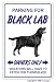  - BLACK LAB ~Novelty Sign~ labrador retreiver dog gift