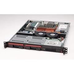 Supermicro 1HE Barebone Sockel 1366 X8STi SC811TQ-280B mit 280 Watt Netzteil 2x Hot-Swap HDD Einsch�be