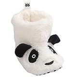 Happy Cherry ベビーシューズ 新生児 ブーツ 赤ちゃん ルームシューズ ベビー靴 柔らか 保温性良い 出産祝い プレゼント 白 12cm