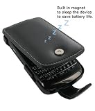 PDair F42 Black Leather Case for BlackBerry Bold 9700