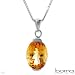 BOMA Nice Necklace With 4.70ctw Genuine Citrine Made in 925 Sterling silver. Total item weight 6.0g Length 16in - Certificate Available.