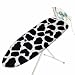 Extra Large Size COWHIDE Design 100% Cotton Ironing Board Cover with Thick Foam Backing & Drawstrings. This Cover is Designed to fit Ironing Boards with an Ironing Surface of 132 x 44cms. Ironing Board not included