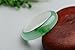 Parma77 Burmese White Green Jade Jadeite Queen Bangle Bracelet Christmas Gift