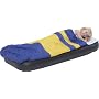 Kid's Combo Comfort Sleeping Bag and Inflatable Airbed Mattress - Use Together or Separate
