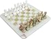 16" x 16" Green Onyx & White Onyx Chess Set Staunton Comes in Free Gift Box Wonderful Anniversary Gift FREE SHIPPING