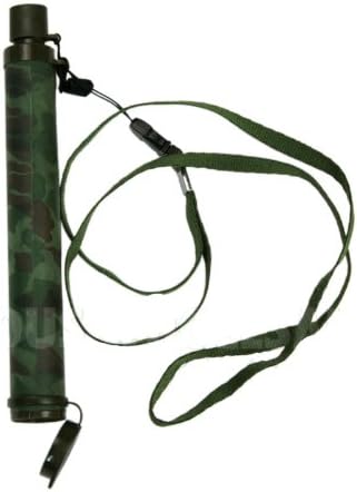 Personal Camouflage Water Filter Life Saving Emergency Straw Portable 99.99999%