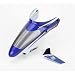 Complete Blue Canopy with/Vertical Fin: BMSR