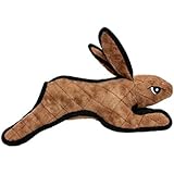 Tuffy Rutabaga Rabbit Barnyard Dog Toy, Brown