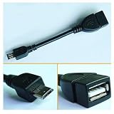 iRulu Micro USB 2.0 B Manful to A Female Adapter Converter OTG Cable for Google Nexus 7" 7 inch memo pad