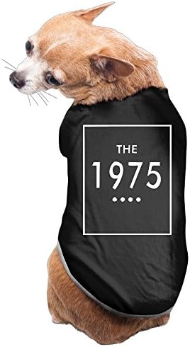Memorable 1975 Year Cute Dog Clothes L Black