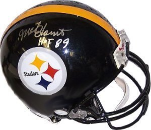Mel Blount signed Pittsburgh Steelers Full Size Replica Helmet HOF 89