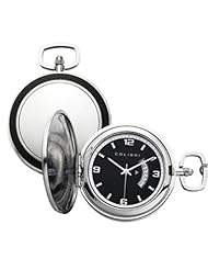 Colibri Pocket Watch Brushed Stainless and Rubber with Chain