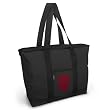 Indiana University Tote Bag Black Deluxe IU Logo - For Travel or Beach Best Unique Gift Ideas for Her, Women, or Ladies