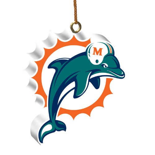 NFL Miami Dolphins 3D Logo Ornament