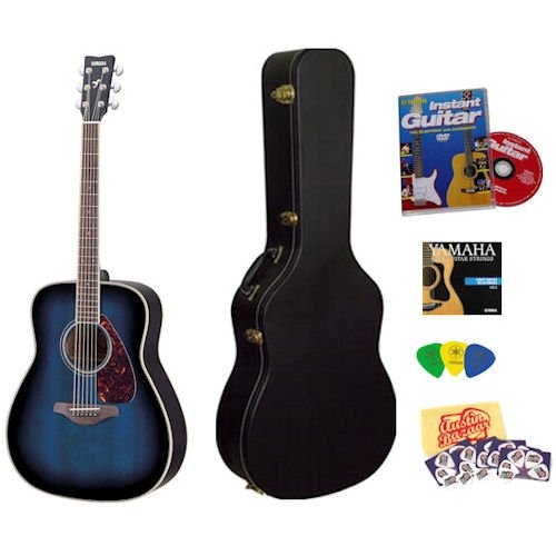 Yamaha FG720S Ocean Blue Polishing Cloth