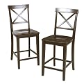 Bradford Counter Stool - Set of 2 (Espresso)