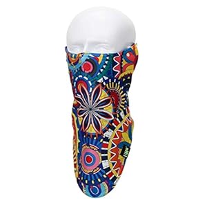 Comfortable Unique Colorful Doodles Neck Warmer Motorcycle Cycling Skiing Balaclava Outdoor Face Mask (FC 43)