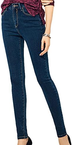 UPER FEET Women's Fashion High Rise Slim Fit Stretch Skinny Pencil Jeans Pants 26