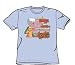 Grandma Got Run Over By A Reindeer - Fruitcake Threat Adult T-Shirt In Light Blue