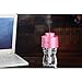 Acoustic Audio Tek¡§Portable Bottle Cap Air Humidifier with bottle for office home travel--Pink