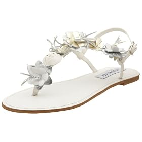 Steve Madden Women's Clustter Floral T-Strap Slingback