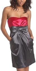 Teeze Me Juniors' Bow Pocket Tube Dress