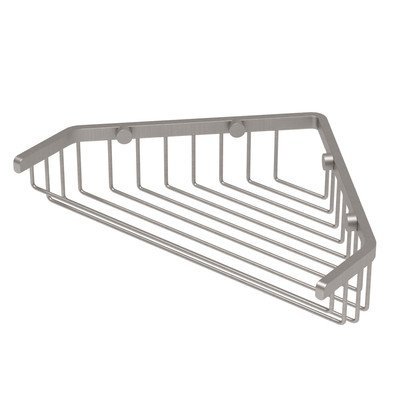Corner Shower Shelf in Satin Nickel Size: 9.25