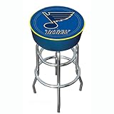 IMAGE OF Trademark NHL St. Louis Blues Padded Bar Stool