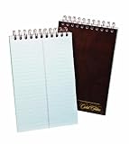 Ampad 20-809R Gold Fibre Classic, Steno Notebook, Size 6x9, Assorted Colors (Green, Maroon, Blue), 144 Sheets Per Notebook