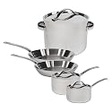 Gordon Ramsay by Royal Doulton Stainless-Steel 8-Piece Cookware Set