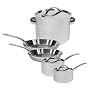 Gordon Ramsay by Royal Doulton Stainless-Steel 8-Piece Cookware Set