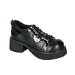 *JAG-03, 2" Blk Pu Oxford Shoes