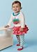 Mud Pie Baby ZEBRA SKIRT SET 190092-2T from the Wild Child Collection