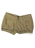 Nicholas K womens conrad gathered hemline flap pocket shorts