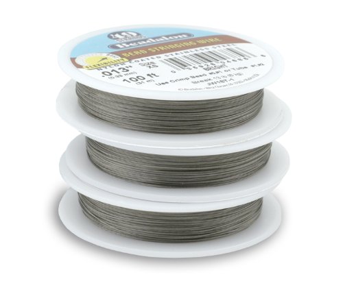 Beadalon 49-Strand Bead Stringing Wire, 0.024-Inch, 