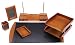 Majestic Goods Six Piece Brown Oak Wood Desk Set (W450)