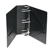 Wilson Jones Vinyl Locking No-Gap D-Ring Binder With Label Holder, 3-Inch Capacity, Black (W384-49B)