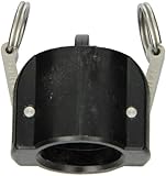 Banjo 100125CAP Polypropylene Cam & Groove Fitting, Dust Cap, 1" Female Coupler
