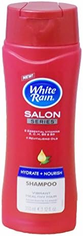 White Rain Shampoo, Salon Series, Hydrate Nourish, Healthy Hair, 12oz