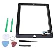 Brainydeal Black Digitizer Replacement Touch Screen For iPad 2 + 6 Pcs Repair Tool