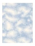 York Wallcoverings BT2855 Puffy Cloud and Sky Wallpaper, Fog Blue/White Mist [並行輸入品]