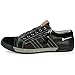 Alpine Swiss Mens Valon Suede Trim Low Top Fashion Sneakers