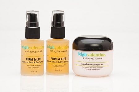 Leigh Valentine Firm &amp; Lift Mineral Face &amp; Eye Serum and Skin Renewal Booster