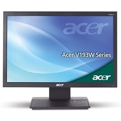Acer V193WEOb 48,3cm (19 Zoll) Monitor (VGA, 5ms Reaktionszeit) schwarzmatt