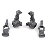 31005 Molded Carbon Steering Block & Hub Carrier TC4 by Associated Electrics Inc.