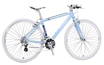 USPS 700C クロスバイク ブルー 自転車 フレーム 430mm 女性 150cm~