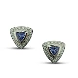 14K Exquisite Tanzanite and Diamond Earring (NEW ARRIVAL)