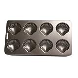 SCI Scandicrafts Shell Muffin Pan 8-Cup, Nonstick
